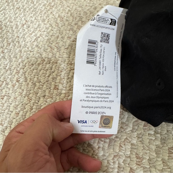 Le Coq Sportif Black Trucker Hat - Picture 3 of 5